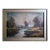 Mid-20th Century Italian River Landscape Oil Painting Signed Berti For Sale