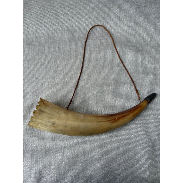 Antique Handmade Powder Horn For Sale - Image 18 of 18