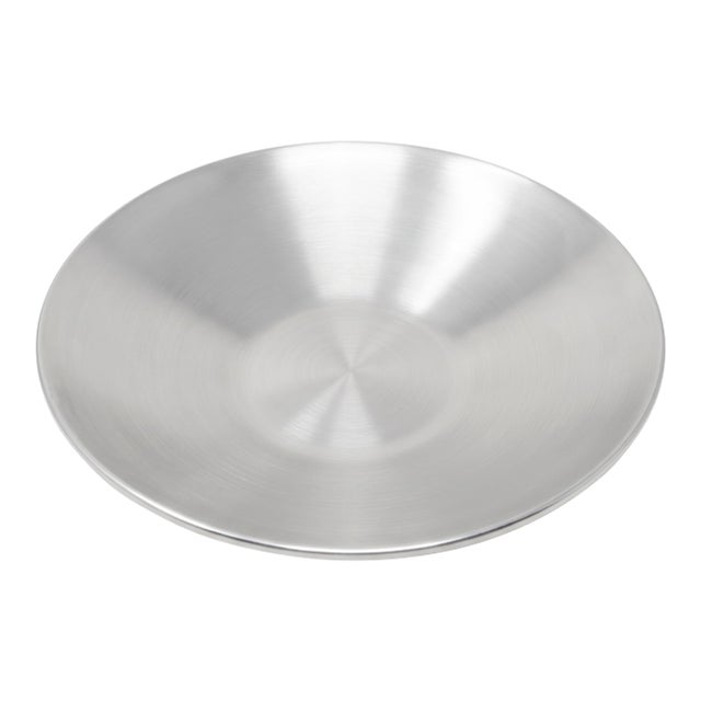 1960s Mid-Century Modern Dansk Polished Aluminum Serving Bowl by Jens Quistgaard For Sale