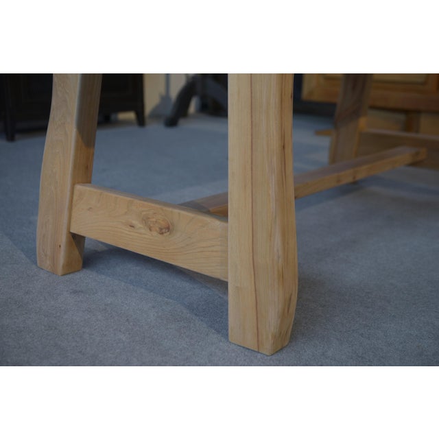 Elm Dining Room Table, 1960s For Sale - Image 11 of 17