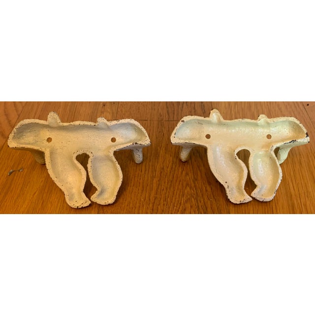 Mid 20th Century Iron Bird Wall Hooks, Set of 2 For Sale - Image 9 of 9
