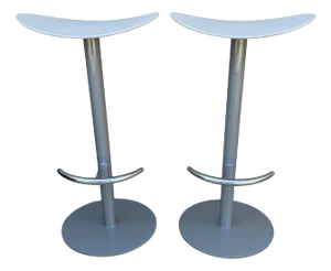 Set of 2 Modern Enea Cafe Stools By Josep Llusca For Brayton International
