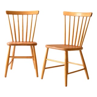 Set of Vintage Scandinavian Pinstolar Model Chairs, 1960s For Sale