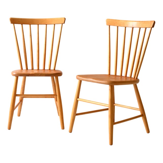 Set of Vintage Scandinavian Pinstolar Model Chairs, 1960s For Sale