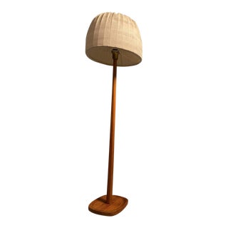 Mid-Century Scandinavian Swedish Teak Floor Lamp by Ab Stilarmartur Tranås For Sale