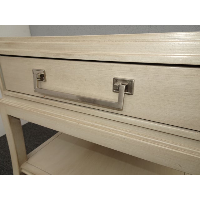 Vintage Michael Weiss Side Table W Drawer ~ End Table Nightstand For Sale - Image 12 of 12