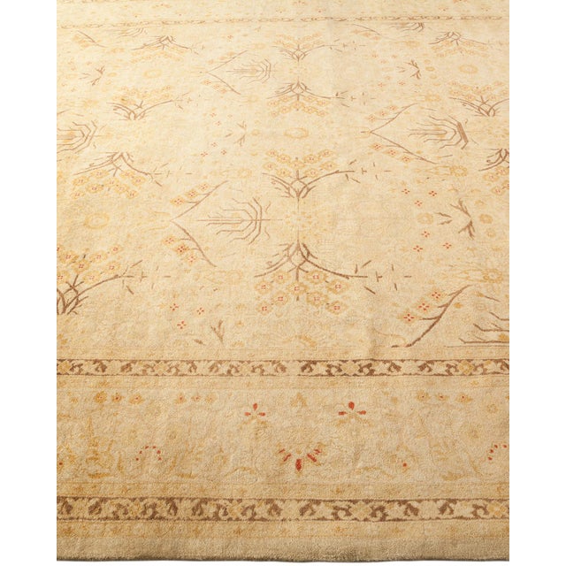 Solo Rugs Mogul Collection Hand-Knotted Area Rug - Ivory Collection 8' 2" X 10' 2" For Sale - Image 4 of 10