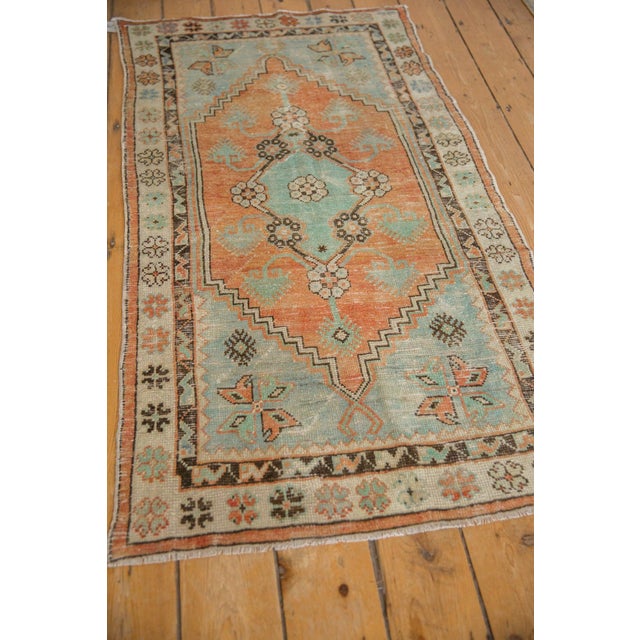 1960s Vintage Distressed Oushak Rug Runner - 2'9" x 5'1" For Sale - Image 5 of 9