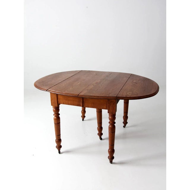 Antique Drop Leaf Table For Sale - Image 6 of 13