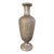Vintage Hand-Engraved Brass Vase With Floral Motifs, Middle Eastern / Indian Style 11.5” For Sale