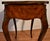 Brown 1890s Antique French Louis XV Rosewood Satin Wood Inlay Makeup Vanity Table Accent Table For Sale - Image 8 of 15