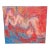 Mid 20th Century Expressionist Reclining Nude Oil Painting on Canvas For Sale