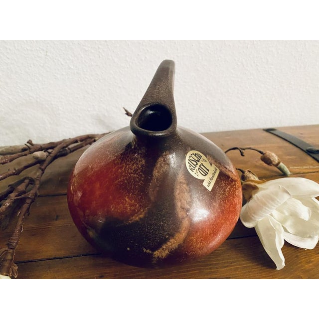 German Ceramic Vase by Kurt Tschörner for Ruscha, 1960s For Sale - Image 12 of 14