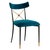 Not Yet Made - Made To Order Jonathan Adler Rider Dining Chair, Rialto Peacock For Sale - Image 5 of 5