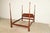 English Baker Furniture Georgian Carved Mahogany Queen Size Poster Bed For Sale - Image 3 of 12