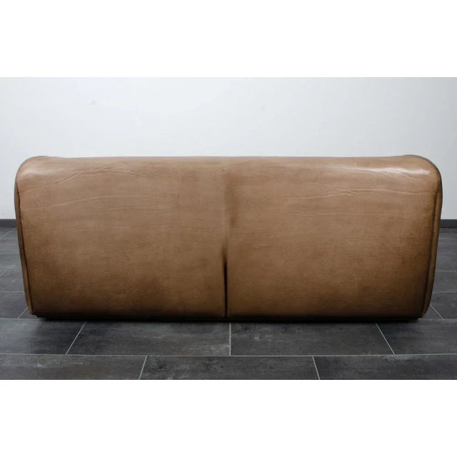 Brown DS47 3-Seater in Bullhide Neckleather from de Sede For Sale - Image 8 of 13
