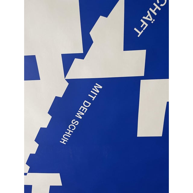 Early 21st Century Raffinerie AG Bally Blue Museum für Gestaltung Poster, Zürich, 2019 For Sale - Image 5 of 7