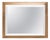 Italian Bicolor Beveled Mirror, Italy, 1960s For Sale
