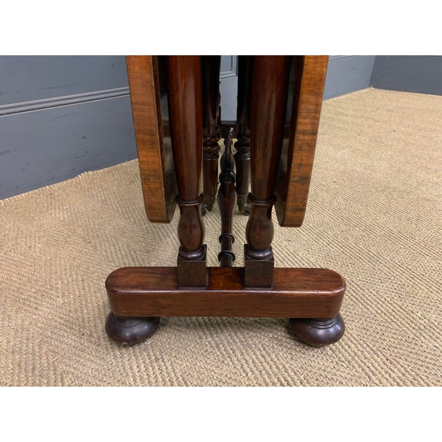 William IV Rosewood Sutherland Table, 1835 For Sale - Image 11 of 16