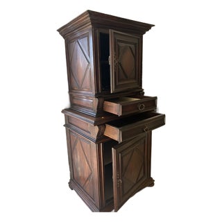 Antique French Louis XVI Buffet a Deux Corps or Cupboard, For Sale