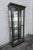 Hollywood Regency Tall and Narrow Painted China Cabinet Cupboard For Sale - Image 13 of 13