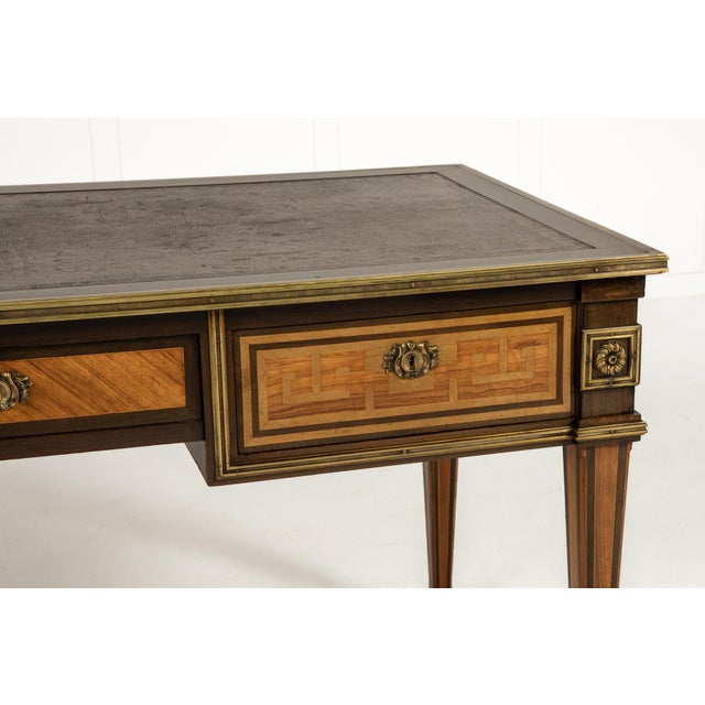 Antique French Bureau Plat, 1800s For Sale - Image 11 of 14