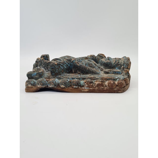 Antique Asian Wooden Relief, 1800s For Sale - Image 3 of 13
