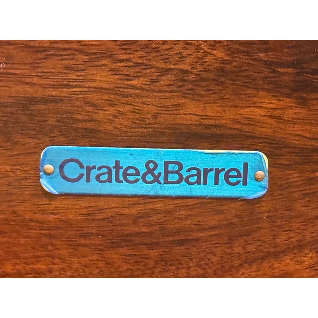 Crate & Barrel Eastern King Platform Bed Frame For Sale - Image 11 of 12