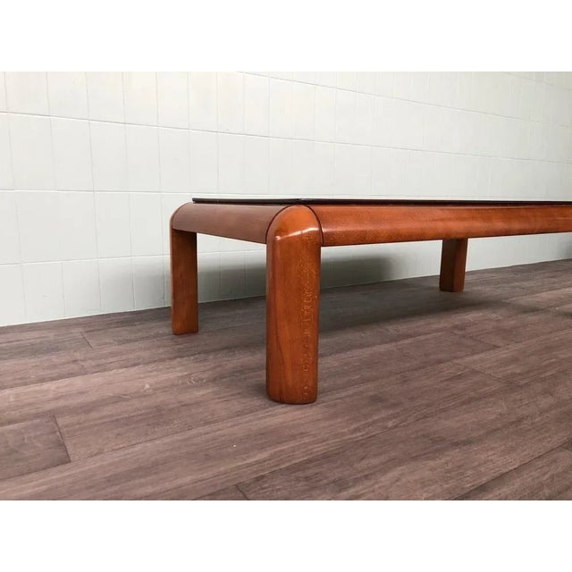 1970s Coffee Table in Beech, Italy, 1970s For Sale - Image 5 of 8