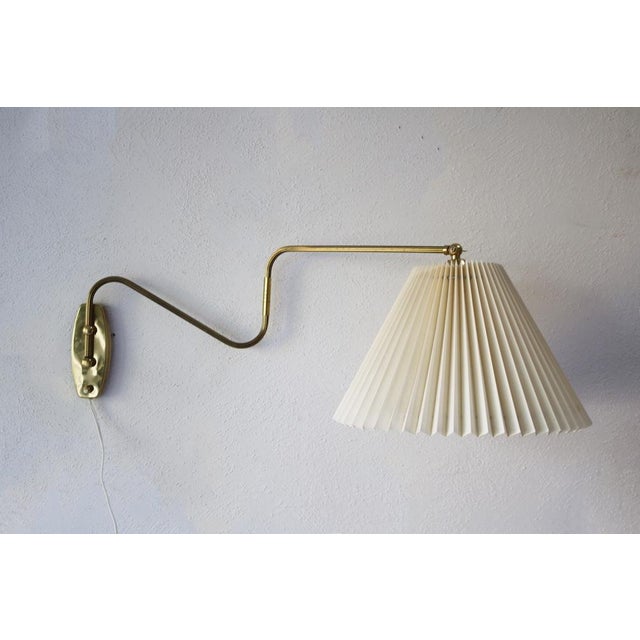 Vintage Danish Brass Wall Lamp, 1950s For Sale - Image 11 of 11