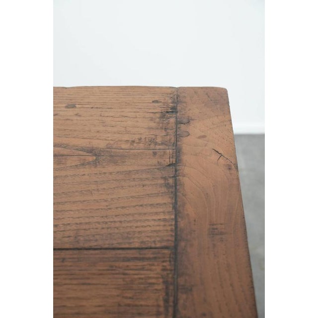 Antique French Oak Farmhouse Dining Table with Drawers For Sale - Image 18 of 18