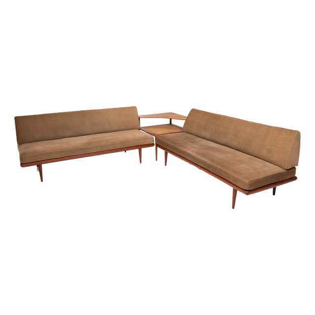 Minerva Seating Group by Peter Hvidt & Orla Mølgaard-Nielsen for France & Søn, 1960s, Set of 3 For Sale