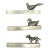 Vintage Set of Three Etain Royal Rue De France Pewter Knife Rests Duck, Pheasant, and Dog For Sale