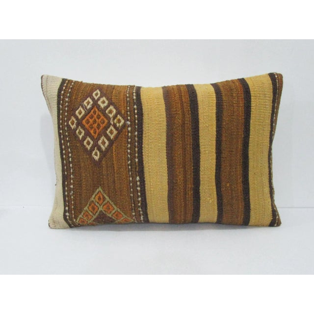 Decorative Wool Kilim Pillow For Sale - Image 4 of 4