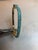 1970s Les Bernard Rectangular Gold Tone Turquoise Enamel Bangle For Sale - Image 10 of 12