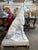 Monumental Hand-Carved White Marble Doberman Statues, Set of 2 For Sale - Image 4 of 5