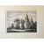 Antique French Etching Chateau Bonneval by Dubachet C. 1860 artist signed in the plate. Presented matted and framed....