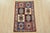 Cabin Yalameh Rug 1’9” X 2’10” Multicolor Wool Vintage Tribal Hand-Knotted Carpet For Sale - Image 3 of 8