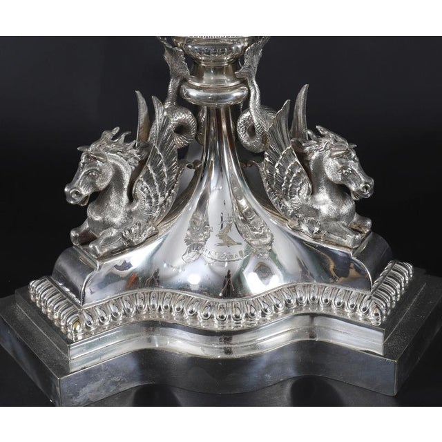 Antique Victorian Centrepiece Candelabra attributed to Elkington, 19th Century For Sale - Image 18 of 18