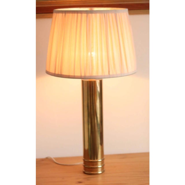Gold Mid-Century Swedish Brass Model B 010 Table Lamp from Bergbom, 1960s For Sale - Image 8 of 18