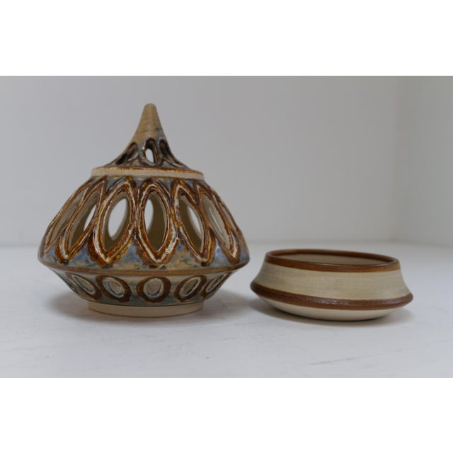 1960s Danish Ceramic Candle House by Søholm, 1960s For Sale - Image 5 of 13