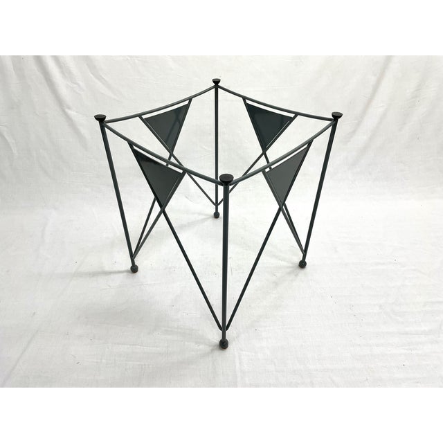 Midway Table with Chairs by Frank Lloyd Wright for Cassina, 1980s, Set of 5, in Very Good conditions. Designed 1980 to...