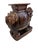 Vintage Brown Ceramic Elephant Plant Stand, Hollywood Regency, Chinoiserie For Sale - Image 4 of 10