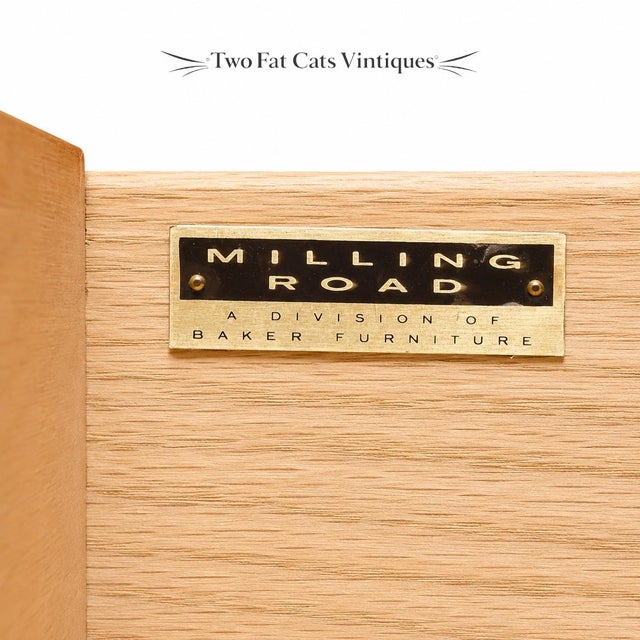 Vintage | Baker Furniture "Milling Road" | Pine | Sideboard | Server | Buffet | Credenza | Italian Provincial | French Country For Sale - Image 12 of 16