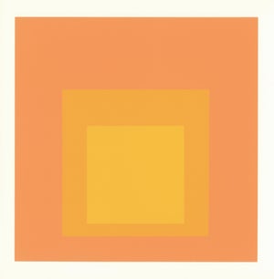 1968 Josef Albers "Homage to the Square" Serigraph "Tenuous"