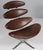 Brown Set of Lounge Chair and Ottoman by Poul M. Volther For Sale - Image 8 of 13