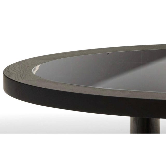Glass Black Stained Ash Coffee Table by Charlotte Perriand for Cassina For Sale - Image 7 of 13