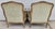 Ballard Designs Plush Velvet French Country Fauteuil Armchairs Pair For Sale - Image 4 of 15
