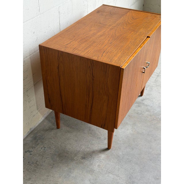 Brown Denka Teak Cabinet Wooden Small Storage Small Denmark 1970s For Sale - Image 8 of 8