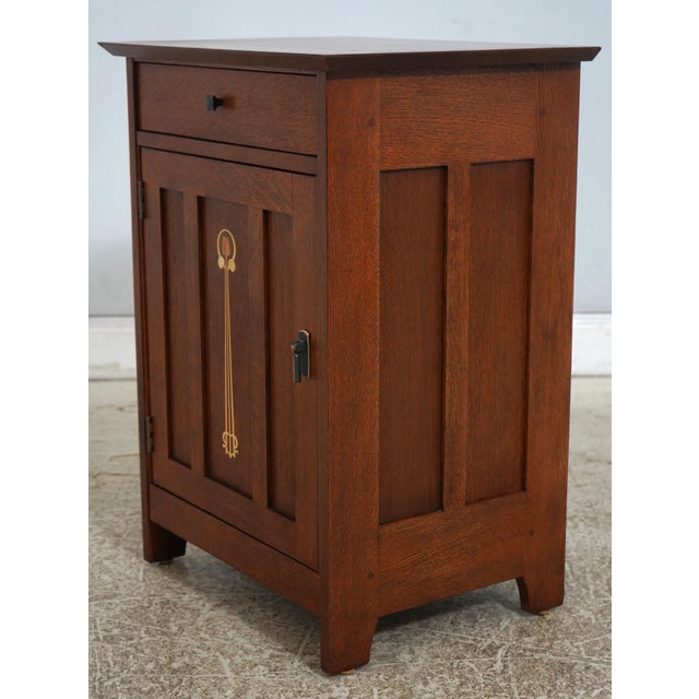 Age: C.2012 Details: Dovetailed Drawer Construction High Quality Construction Nice Inlay Work Throughout Arts & Crafts...